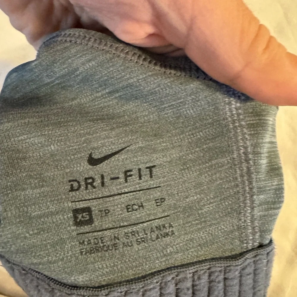 Nike Logo Gray Sports Bra